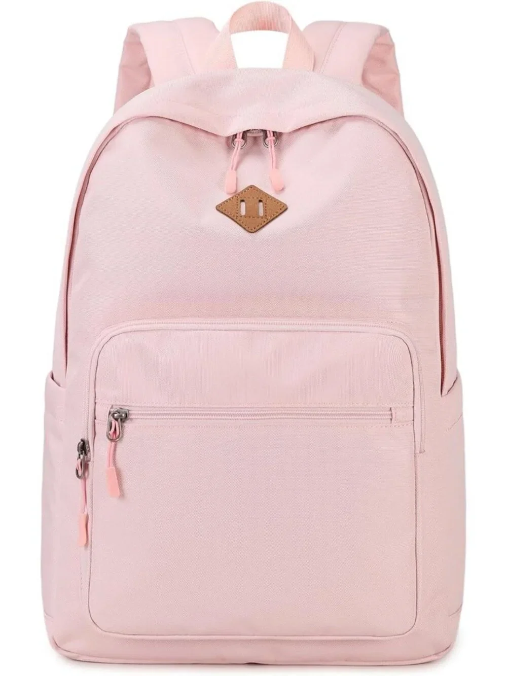 Durable Water-Resistant Classic Backpack for School, Travel & College - Pink